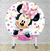 Painel Redondo Sublimado Minnie - comprar online