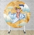Painel Redondo Sublimado Urso Aviador PNR1168
