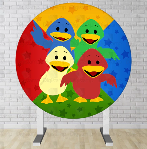 Painel Redondo Sublimado Bento e Totó PNR1501