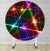 Painel Redondo Sublimado Cortes Neon PNR1572