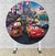 Painel Redondo Sublimado Carros PNR48