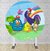 Painel Redondo Sublimado Galinha Pintadinha PNR690
