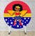 Painel Redondo Sublimado Representatividade Mulher Maravilha PNR769