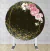 Painel Redondo Sublimado Floral PNR780