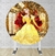 Painel Redondo Sublimado Princesa Bela PNR1232