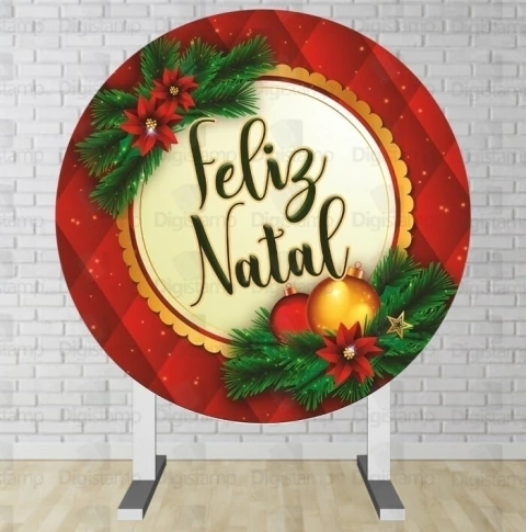 Painel Redondo NATAL (PRONTA ENTREGA) - comprar online