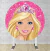 Painel Redondo Sublimado Barbie PNR933