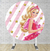 Painel Redondo Sublimado Barbie PNR1210
