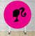 Painel Redondo Sublimado Barbie PNR1211