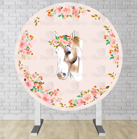 Painel Redondo Sublimado Country PNR1485