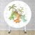 Painel Redondo Sublimado Dino Baby PNR1240