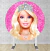 Painel Redondo Sublimado Barbie PNR1435