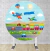 Painel Redondo Sublimado Carrinho PNR1479