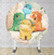 Painel Redondo Sublimado Dino Baby PNR1242