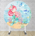 Painel Redondo Sublimado Sereia PNR1594