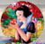 Painel Redondo BRANCA DE NEVE (PRONTA ENTREGA) na internet