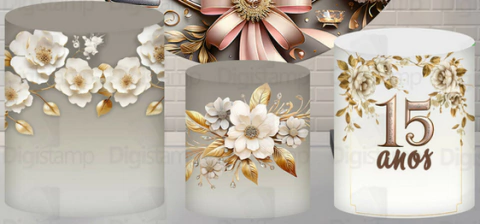 Trio de Cilindros 15 ANOS (PRONTA ENTREGA) - comprar online