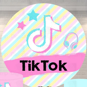 Painel Redondo TIK TOK (PRONTA ENTREGA) - comprar online
