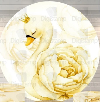 Painel Redondo CISNE (PRONTA ENTREGA) - comprar online