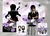 Kit Painel + Trio de Cilindros + Painel Lateral Sublimados Wandinha SKIT029