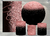 Kit Painel + Trio de Cilindros + Painel Lateral Sublimados Glitter Rosê e Preto SKIT163
