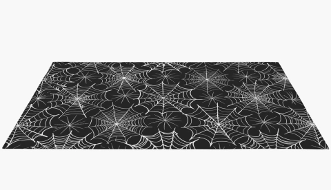 Tapete Sublimado 3D Halloween Teia de Aranha TP091