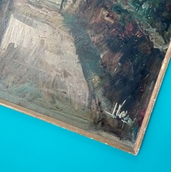 Óleo sobre tela José Volpini - Achados e Encantos