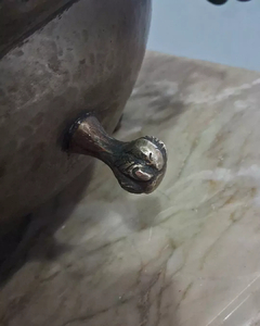 Imagem do Antiga e Rara Fruteira/ Centro de Mesa Espessurada a Prata