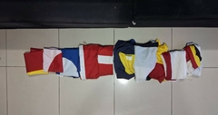 Imagem do Antigas Bandeiras de Navio de Sinalização Números 0 a 9