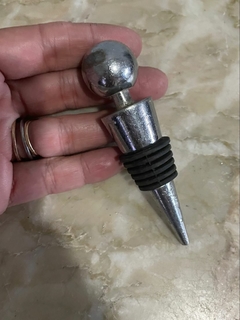 tampa / rolha para garrafa de vinho aço inox - comprar online