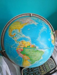 Globo Terrestre Interativo SmartGlobe Oregon Scientific - Anos 2000 - Achados e Encantos Antiguidade 