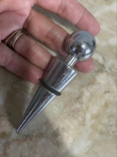 tampa / rolha para garrafa de vinho aço inox na internet