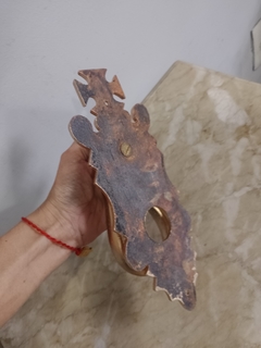 Antiga Aldrava Portuguesa/ Puxador em Bronze - Achados e Encantos