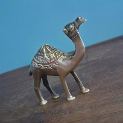 Antigo Dromedário Decorativo em Bronze na internet