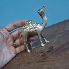 Antigo Dromedário Decorativo em Bronze - comprar online