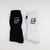 PACK 2 MEIAS CANO ALTO ˜K˜ PRETO E BRANCO