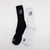 Imagem do PACK 2 MEIAS CANO ALTO ˜K˜ PRETO E BRANCO