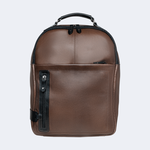 mochila de couro para notebook heathrow texas da marca pelli brasil