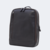 mochila executiva de couro modelo charles cafe vista na diagonal