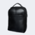 mochila de couro para notebook de ate 17 polegadas modelo kaia preto vista na diagonal