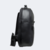 mochila de couro para notebook de 15.6 polegadas modelo heathrow preto vista pela lateral com alças acolchoadas
