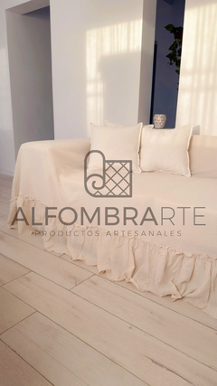 Cubre Sillón volado ancho ♥️ Medida: 3.00 x 2.30 - NATURAL - comprar online