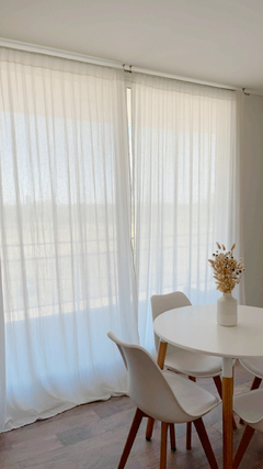 JUEGO DE CORTINAS GASA ROSA - MEDIDA : 200 X 140 - OUTLET - comprar online