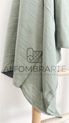Pie de cama simple VERDE - comprar online