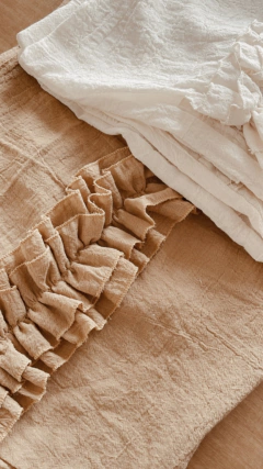 Funda con volados - Gasa - tienda online