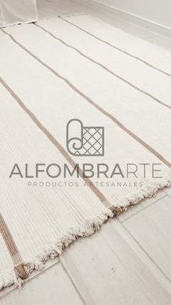 Alfombra Olivia Marron - Medida 200 x 200