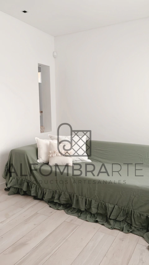 Cubre sillon verde - 3.00 x 2.30