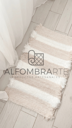 Alfombra Raya Blanca - 110x60 - comprar online