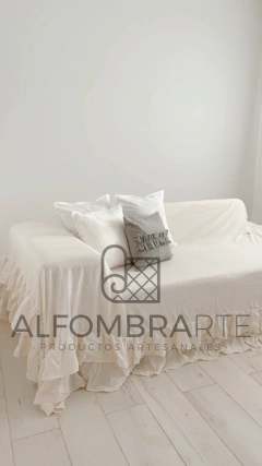 Cubre sillon natural - 3.00 x 2.30