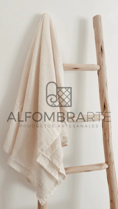 Pie de cama simple NATURAL